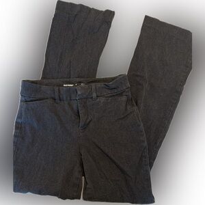 Old Navy Charcoal High-Rise Pixie Pants